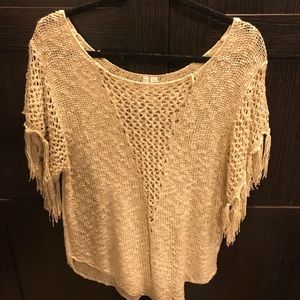 Rip Curl Crochet macrame top brand new